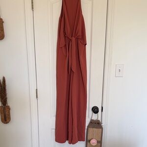 Chic Terracotta Jumpsuit